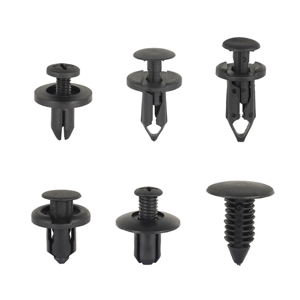 190 шт. клипсы для автомобильного брызговика 6 размеров пластиковые заклепки