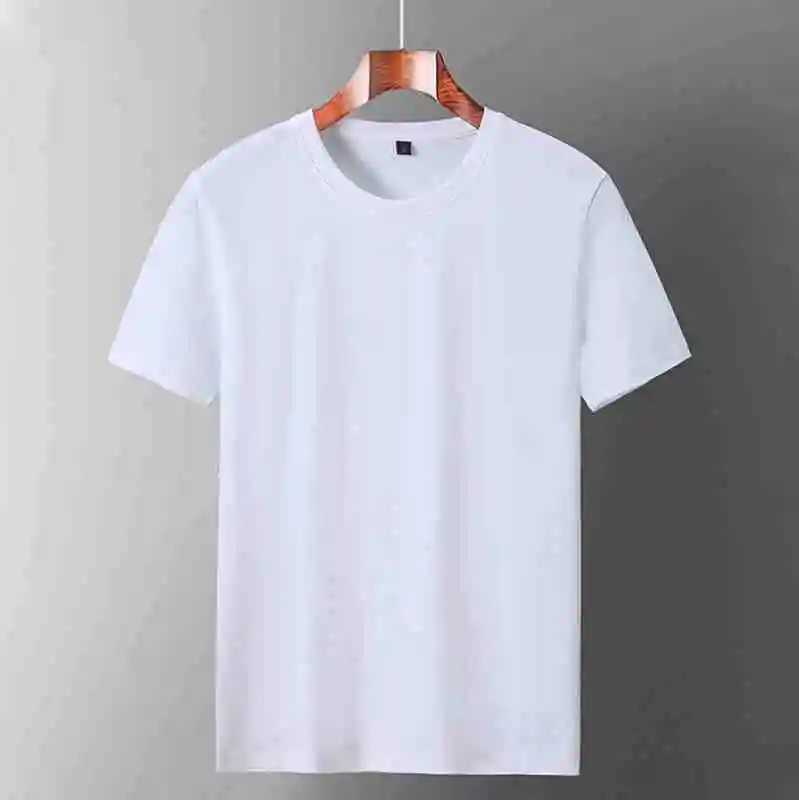 

Tshirt Round Tee Short Sleeve 2021 Summer Wear Short Broadcloth Spring/Autumn