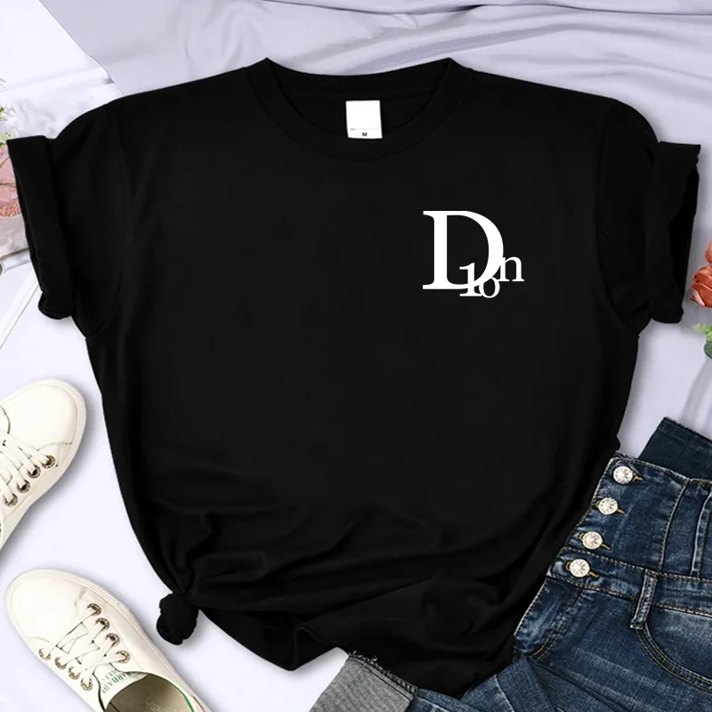 Футболка женская оверсайз с круглым вырезом 100% хлопок надписью