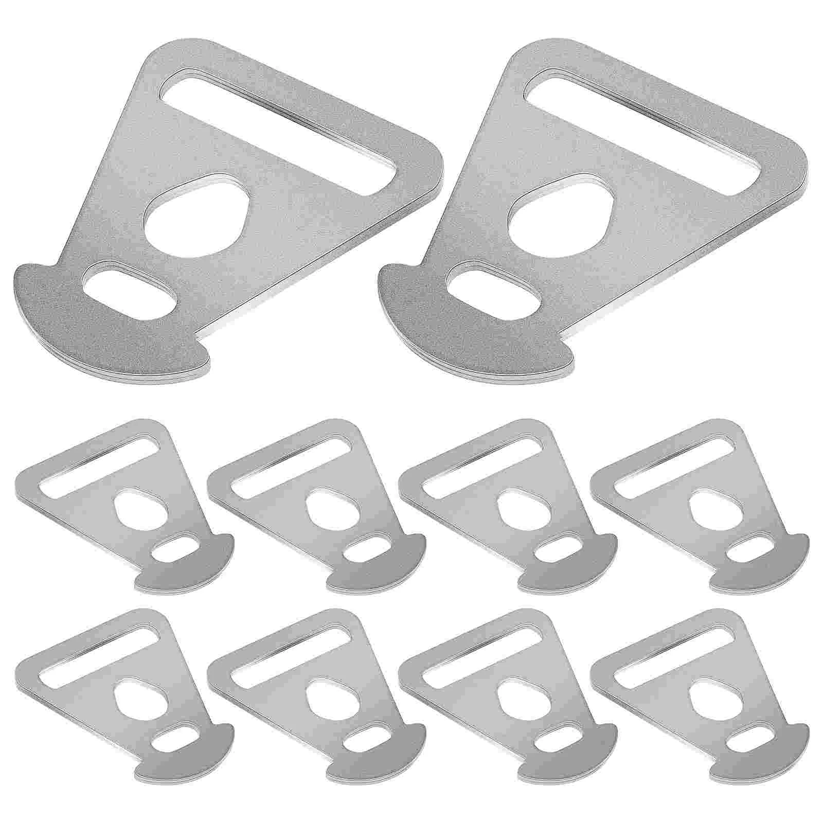 10 шт. треугольная деталь из нержавеющей стали пряжка для ветровой веревки