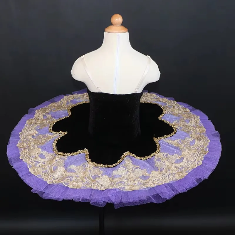 Бархатные профессиональные балетные пачки для взрослых женщин и детей балетная