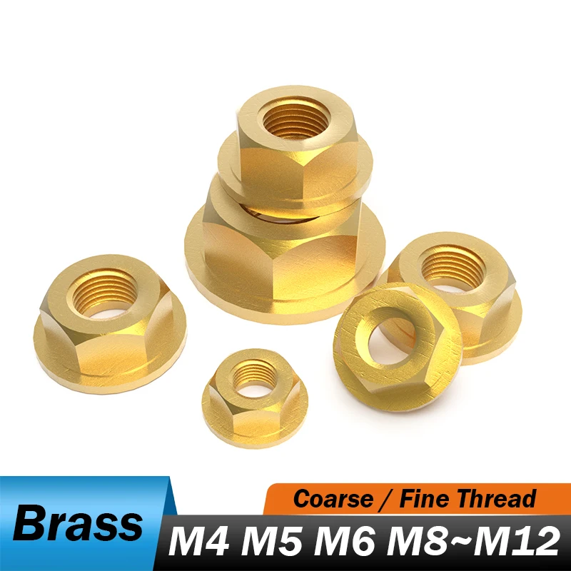 

Латунные фланцевые гайки M4-M12