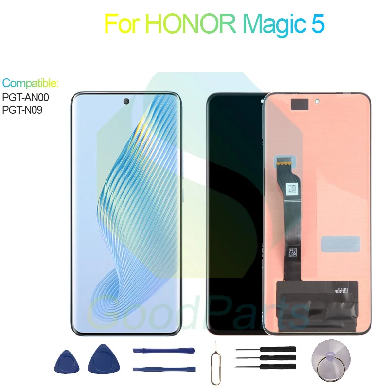 Фото Проверка перед отправкой для HONOR Magic 5: дисплей, сенсорный экран, панель дигитайзера, сборка ЖК-экрана PGT-AN00, PGT-N09, экран Magic 5 №1
