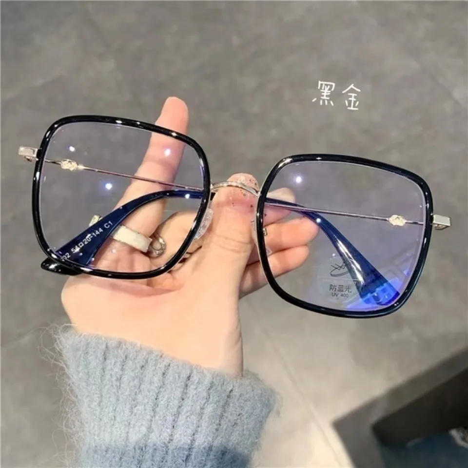 

Square Frame Eyeglasses Fashion Vision Spectacles Square Anti-Blue Light Eyeglasses Women Men Bluelight Blocking Glasses