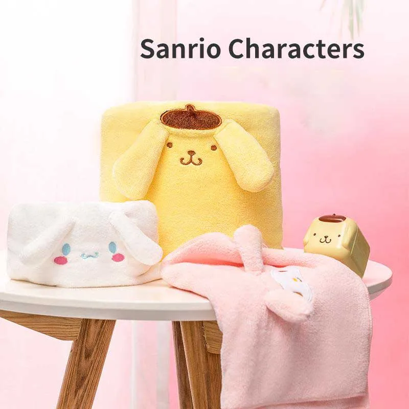 

Милый Sanrios Cinnamoroll Мультфильм Hellokitty аниме мимелоди милые Креативные коралловые флисовые мягкие впитывающие аксессуары для ванной для девоче...