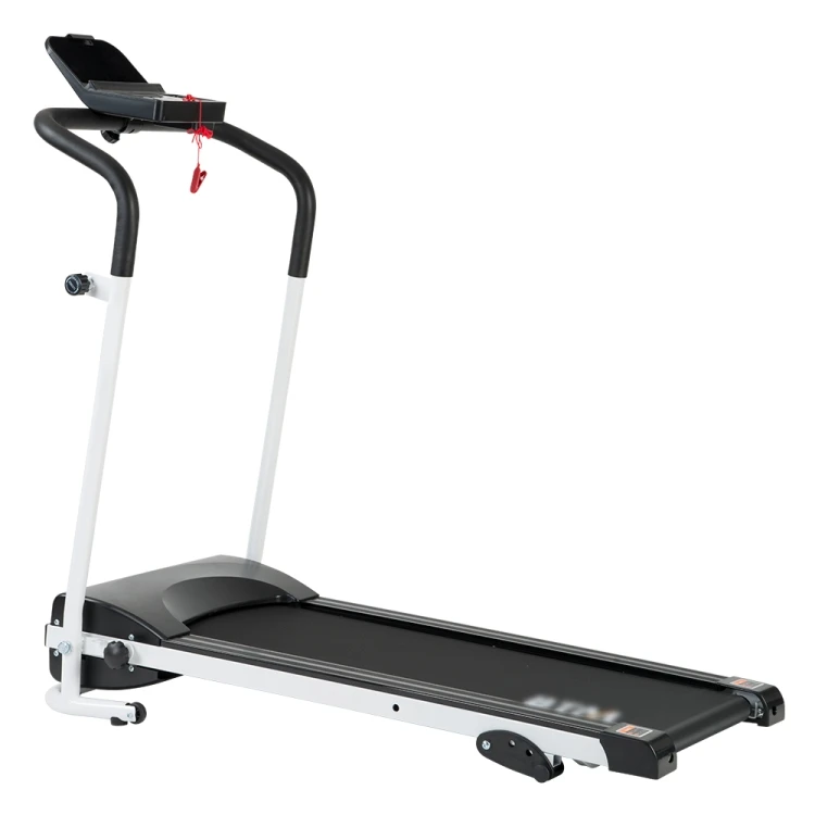 

Cheap Aerobic equipment[JPN Warehouse] Household Small Folding Ramp Training Electric Treadmill(White)