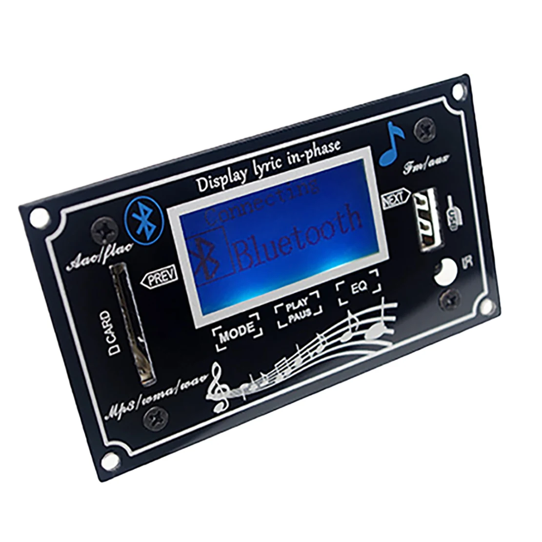 

Bluetooth Audio Decoder Lossless MP3 Decoder Support MP3/ USB/FM Decoder Board With Remote Controller