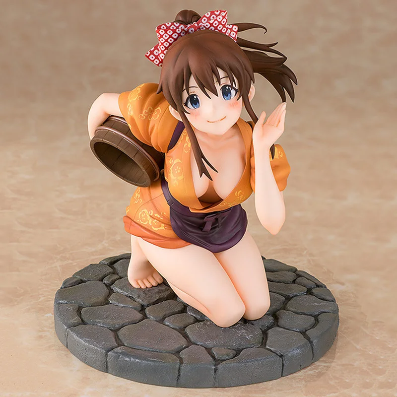 

The Idolmaster Million Live Satake Minako Poka Service Ver. PVC Action Figure Collection Model Toys for Gift First Edition 13cm