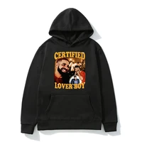 certified lover boy album graphics print hoodiet shirts hip hop rapper drake boys hooded sweatshirt for men women black pullover