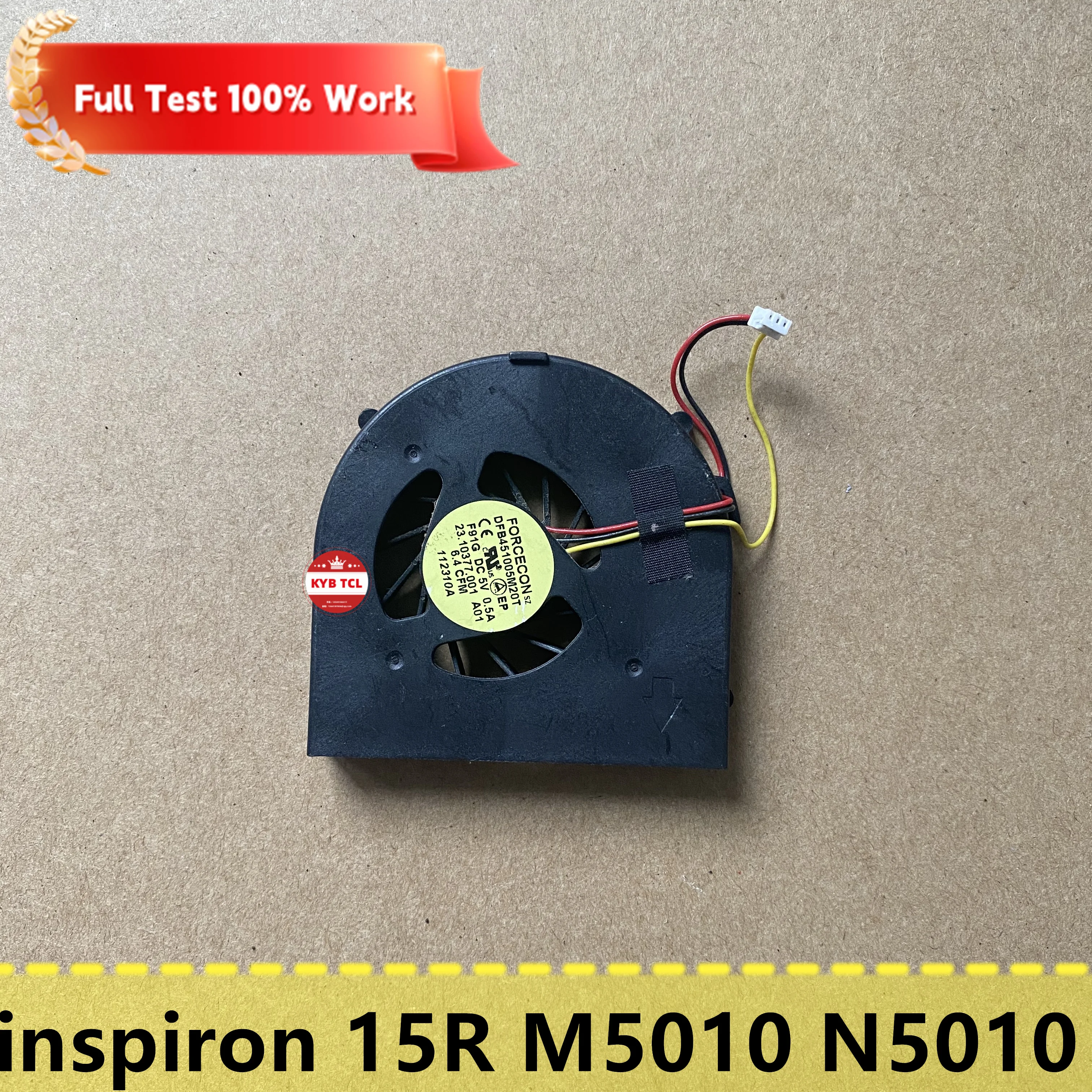 Вентилятор охлаждения процессора ноутбука или радиатор для DELL inspiron 15R M5010 M501R N5010