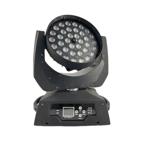 Zoom led 36x18w rgbwa uv 6 в 1, фокусировка движущейся головки