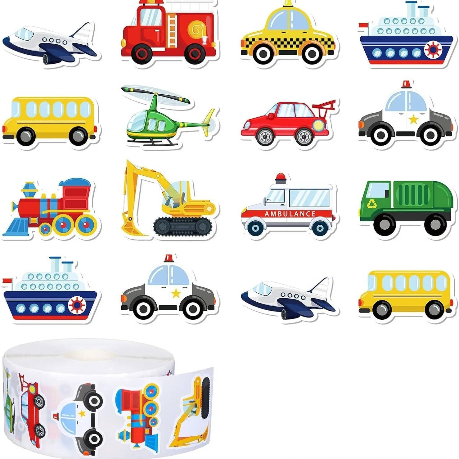 

Мультяшные строительные машины наклейки для детей