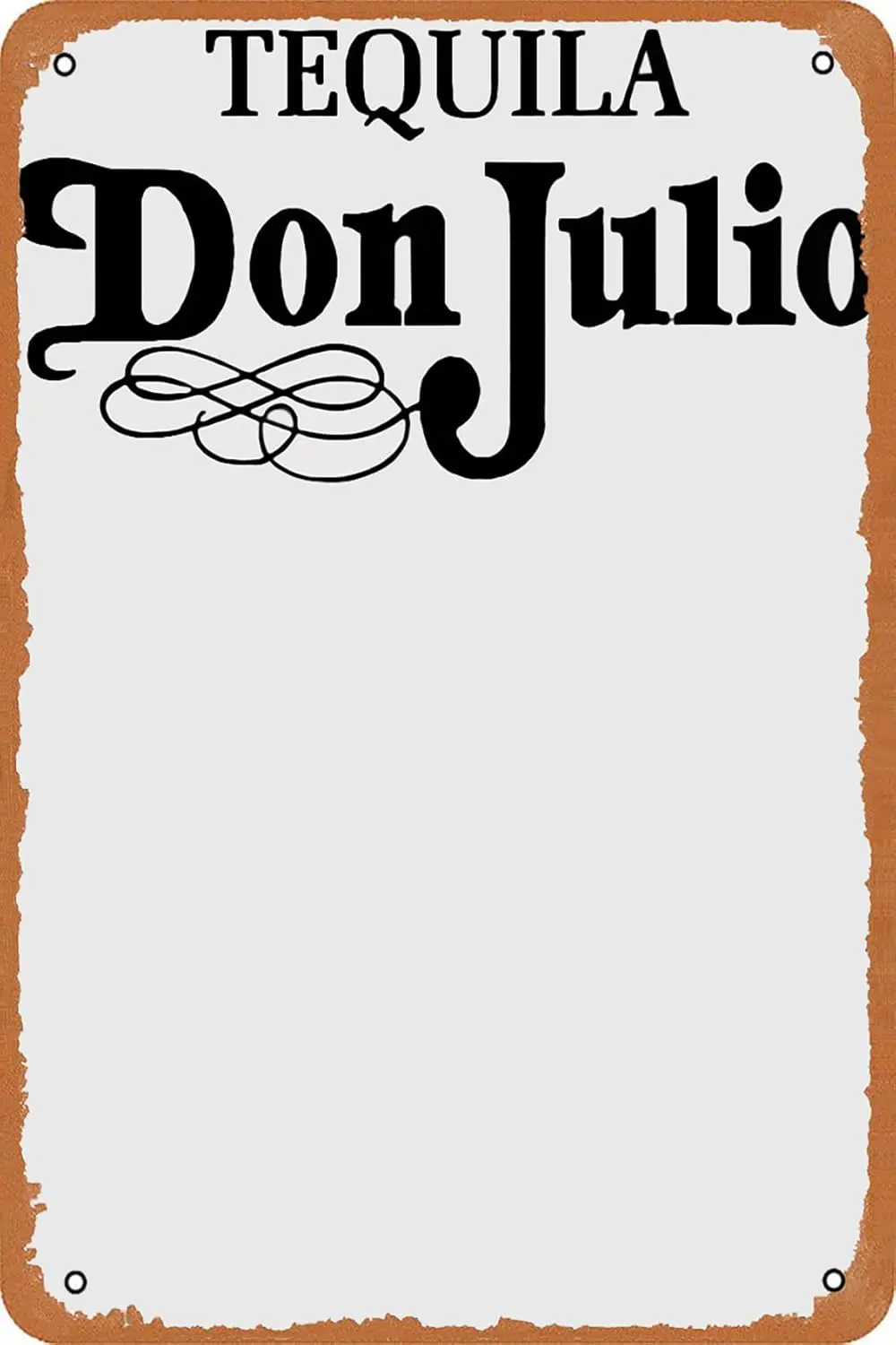 Muecddo Metl sgn - Don Julo Tequl lcohol Gft Плакат Br Wll Decor 8X12 nch