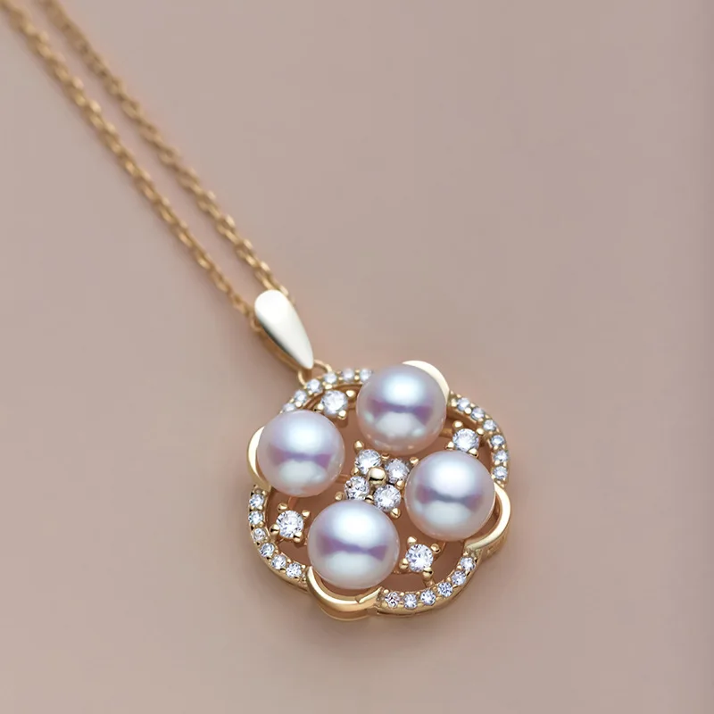 

Vintage Necklace, female pearl pendant, collarbone chain, exquisite, light and luxurious, niche design, high-grade neckchain