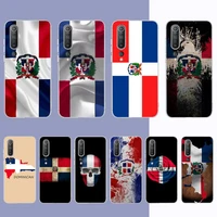 dominican republic flag phone case for samsung s21 a10 for redmi note 7 9 for huawei p30pro honor 8x 10i cover