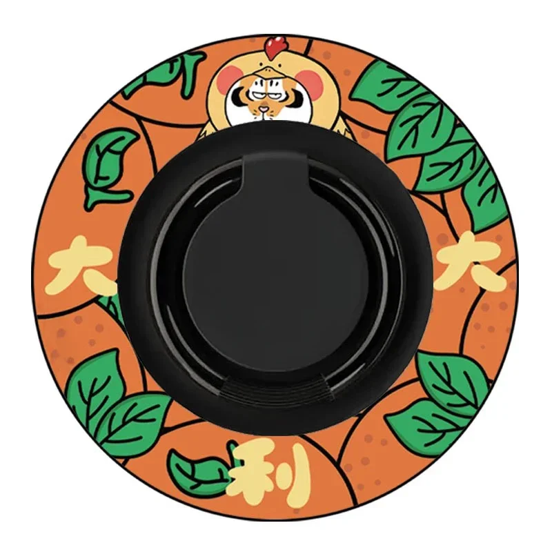 Складная черная подставка для телефона MagSafe с рисунком тигра держателя IPhone