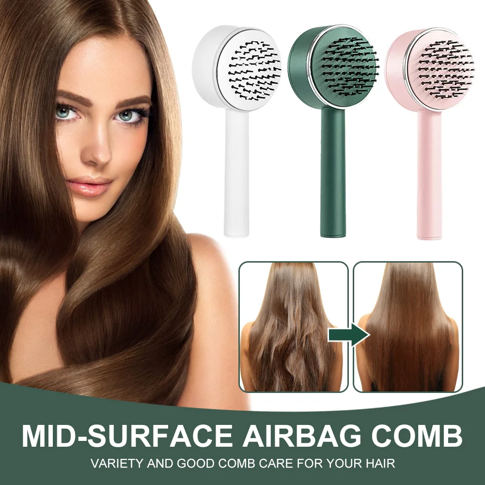 

3D Air Cushion Massager Brush Antistatic scalp air cushion massage comb portable hair comb for women with long hair Dropshipping