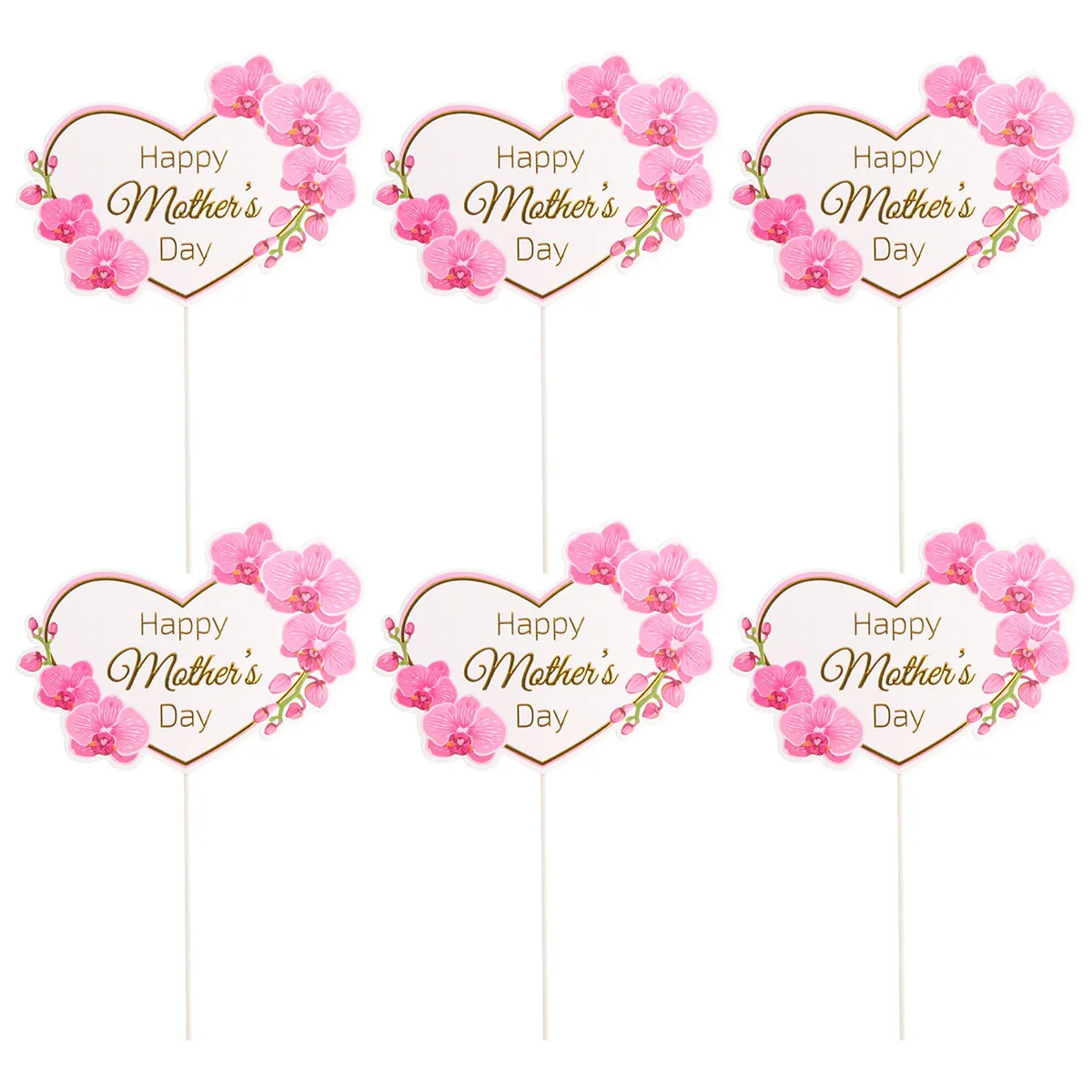 

Cake Insert Sign Muffin Toppers Paper Dessert Topper Mothers Day Cupcake Topper Muffin Toppers Cupcake Toothpick Heart Cake Pick