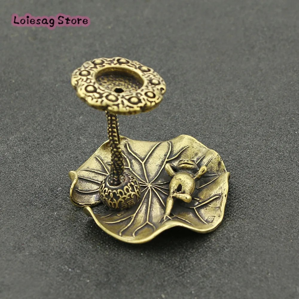 Твердый лист лотоса лягушка ПЭТ ароматическая вставка маленькое украшение