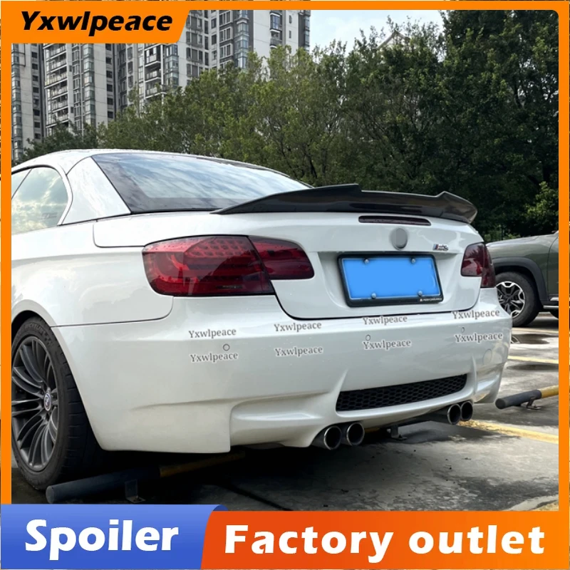 Alerón De Maletero En Fibra De Carbono Estilo M4 Para BMW E93 335i Y M3 Convertible (2007-2013)