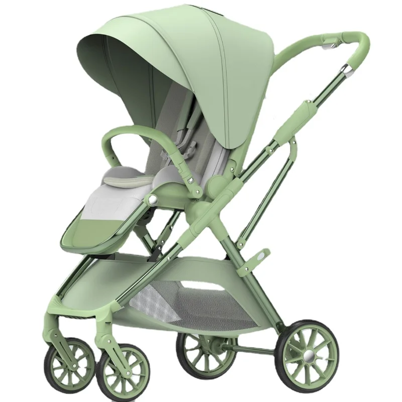

Baby Strollers Baby Travel Folding Infant Trolley Pram shock High view Can sit or lie down Baby Carriage light stroller