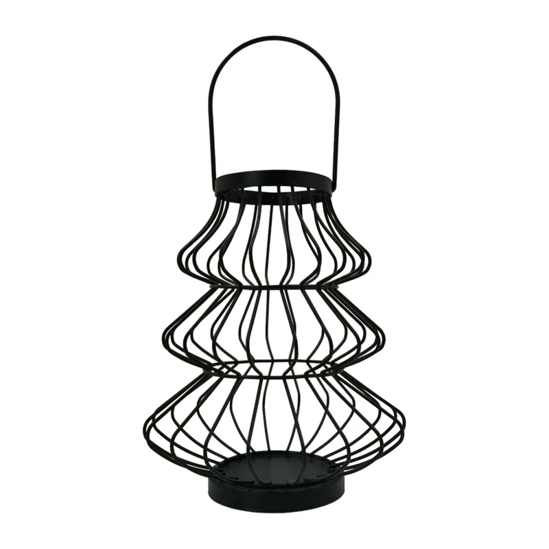 

2022 New Gourd-Shaped Hollow Storm Lamp Portable Windproof Lamp Metal Wind Lantern