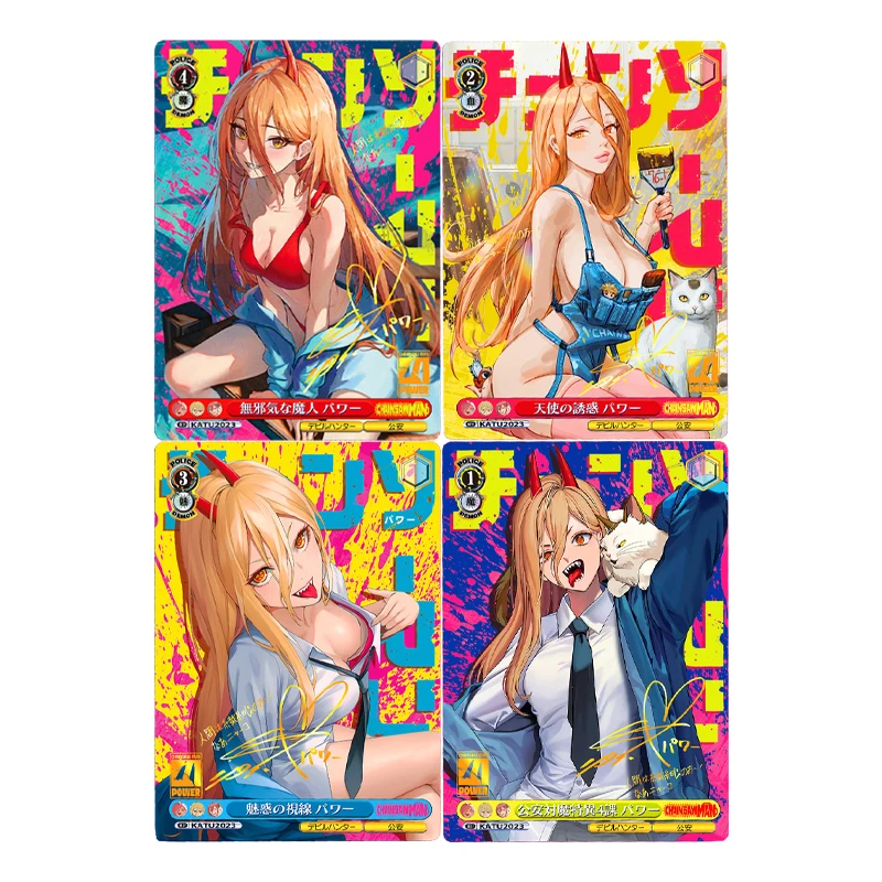 

4 шт./набор, Бронзирующая карточка с героями мультфильмов