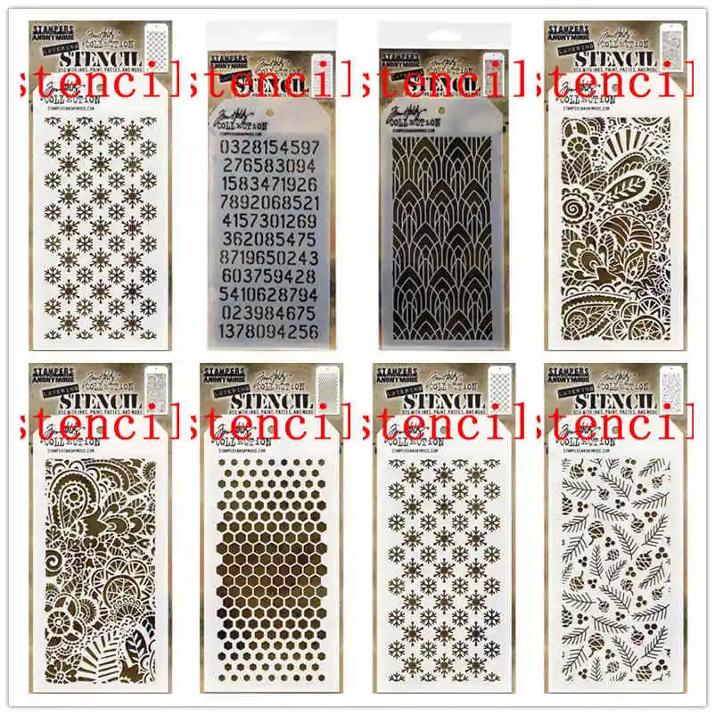 

DIY Printed Graffiti Layering Stencils Painting For Scrapbooking Coloring Embossing Album Decorative Templates 2022 New Arrival