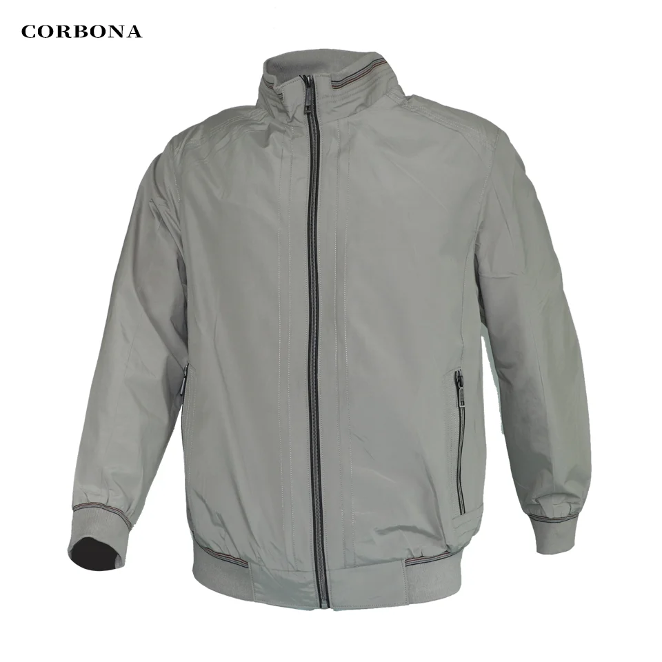 

CORBONA 2022 New Men Lightweight Jacket Working Longsleeve Outdoor Multi Pockets Windbreaker Autumn Fashion Spring Casual Parka