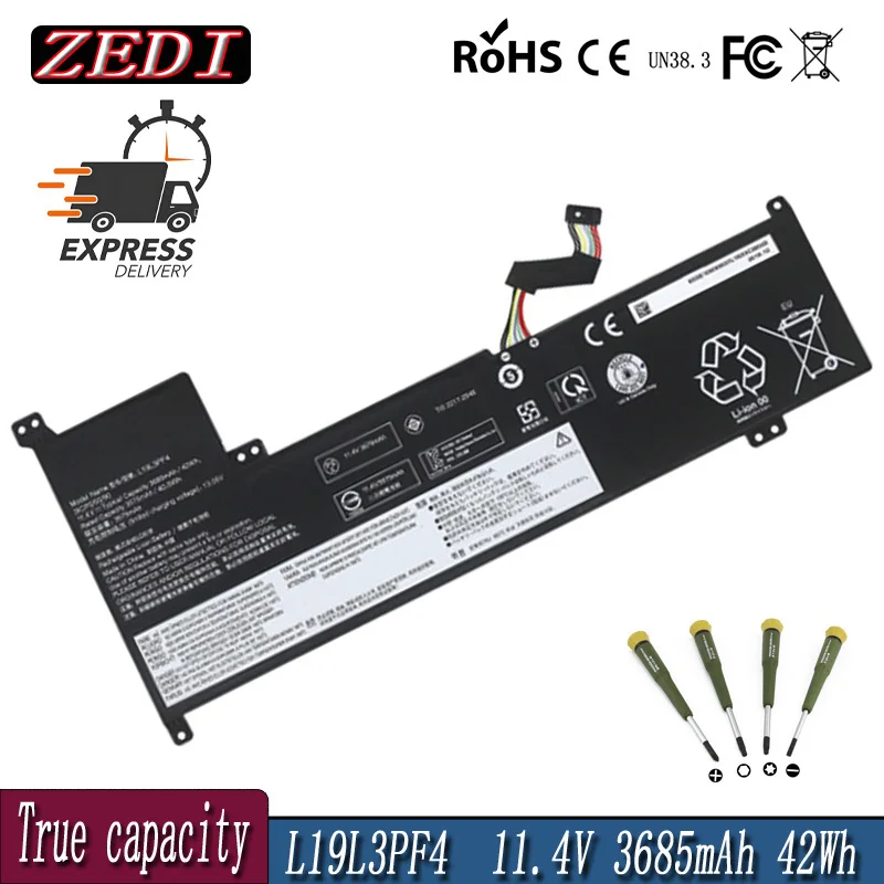 L19L3PF4 L19C3PF6 L19L4PF2 L19D4PF2 Аккумулятор для ноутбука Lenovo IdeaPad 3-17IIL05 17IML05 ADA05 17ARE05 S350 5B10W89839