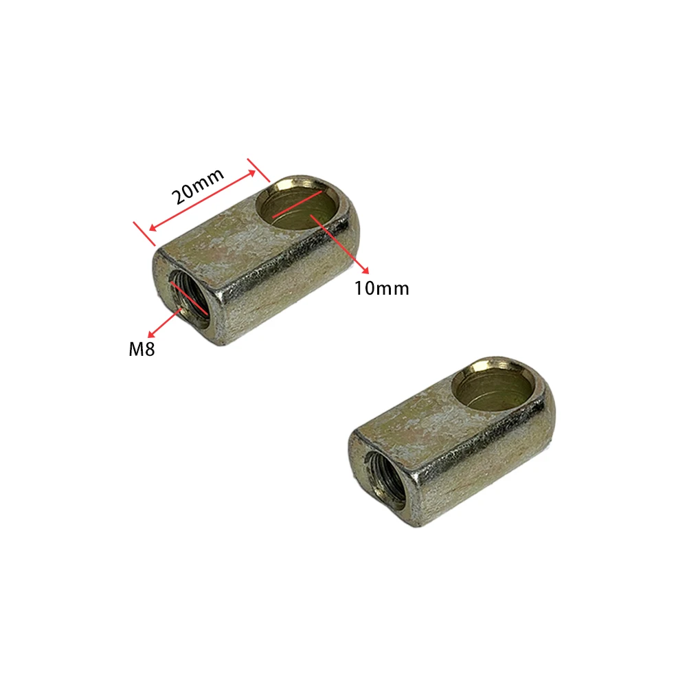 

2 шт. толстые ушковые соединения M8 Chimptool, универсальная пылезащитная крышка клапана, поддержка подъема, газовая стойка, концевые аксессуары, шарнир шарового штифта