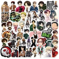 1050100pcs graffiti stickers pack attack on titan for laptop luggage motorcycle vinyl random anime sticker funny decals