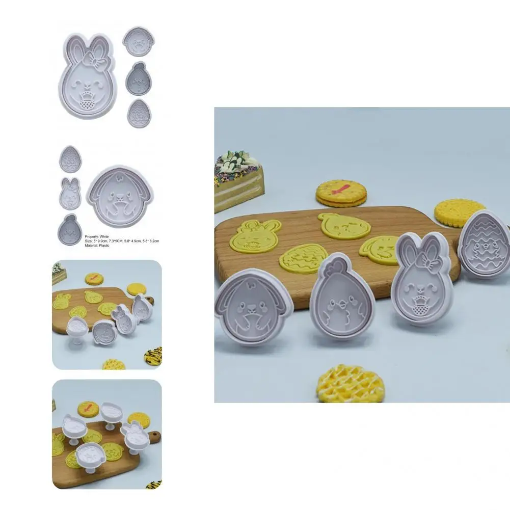 

Labor-saving Long Lasting Food Grade Bunny Egg Cookie Cutter for Coffee Shop