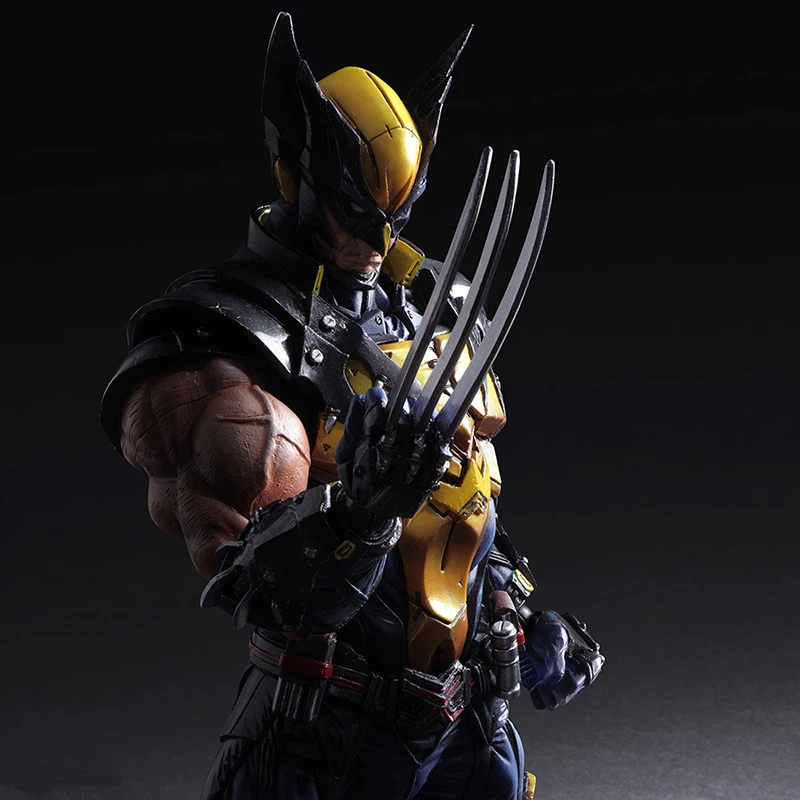 

Фигурки героев фильма Marvel «Play Arts», супергерои X-men, игрушки-модели, хобби, Росомаха, фигурки героев, собирать, украшать, куклы, детский праздничный подарок