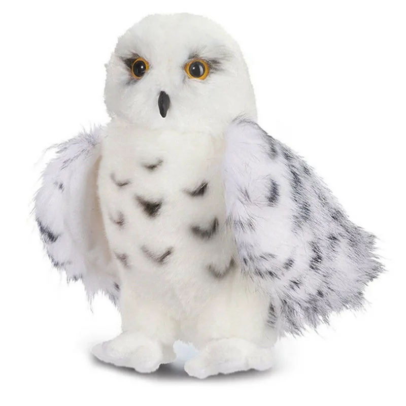 

20cm Premium White Plush Owl Toy Cute Stuffed Animal Doll Children's Christmas New Year Girlfriend Gift