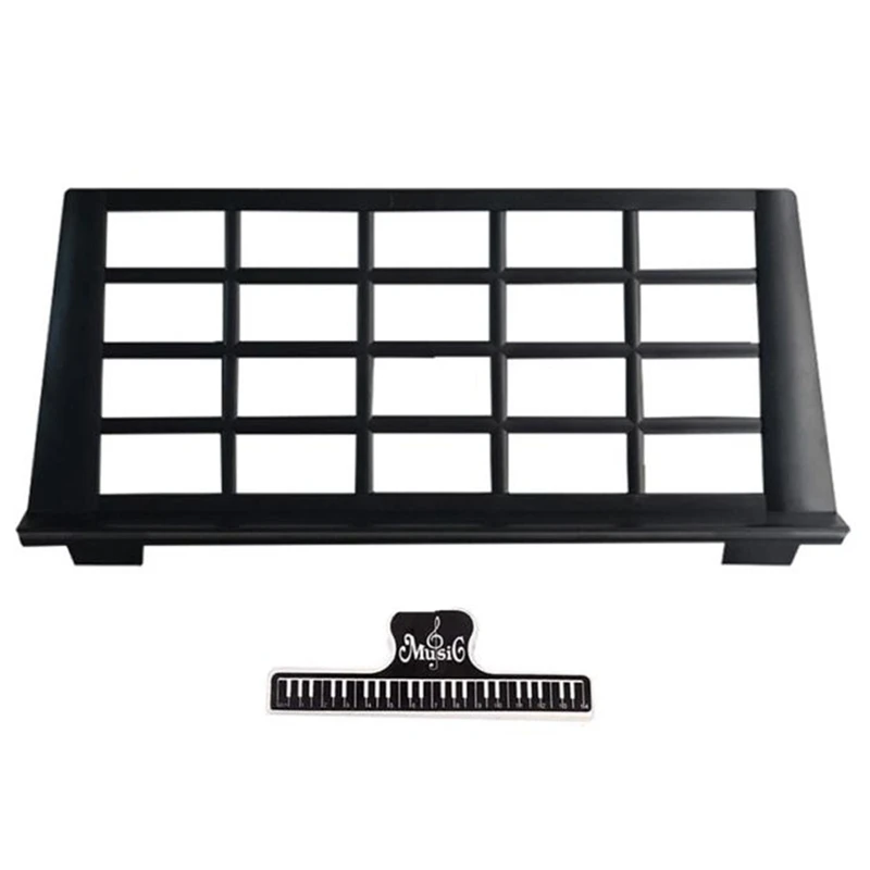 

Sheet Musical Instrument Keyboard Stand Accessories Portable Durable Holder,Include 1 Pcs Music Book Clip