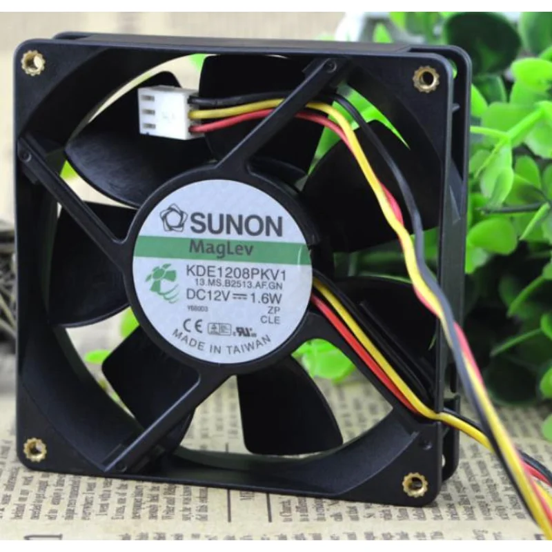 Новый Кулер Для процессора TAJUN KDE1208PKV1 12 В 1,6 Вт 3-проводной охлаждающий вентилятор 8020 80x80x20 мм