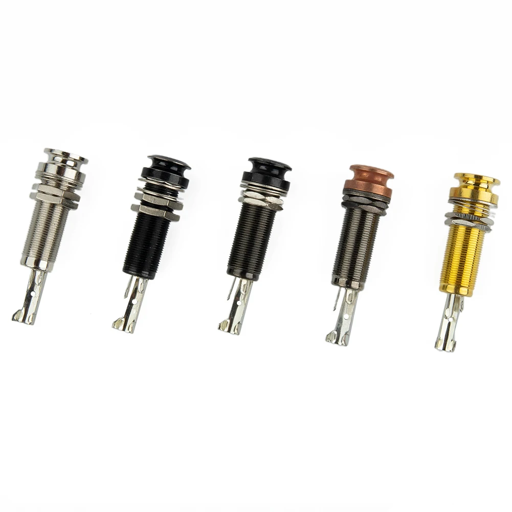

Electric Guitar Output Socket High Sensitivity Anti-noisy 6.35mm Stereo 1/4Inch Socket Plug Replacement Parts Perfect Tone