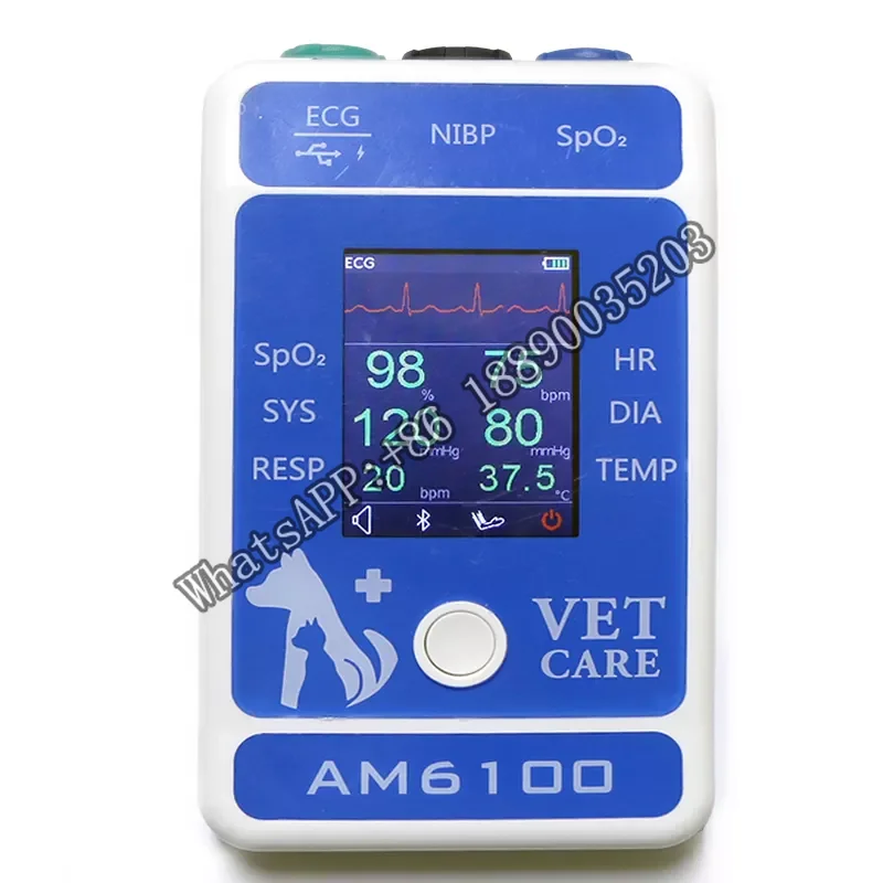 

Veterinary Multi-parameters Handheld Vet Vital Sign Blood Pressure Vet