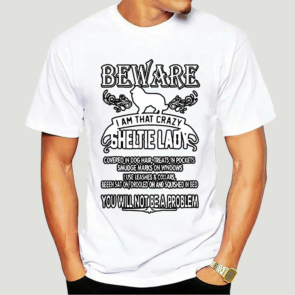 

Camiseta Beware I am that crazy shartie para mujer, ropa para mujer, 6991X