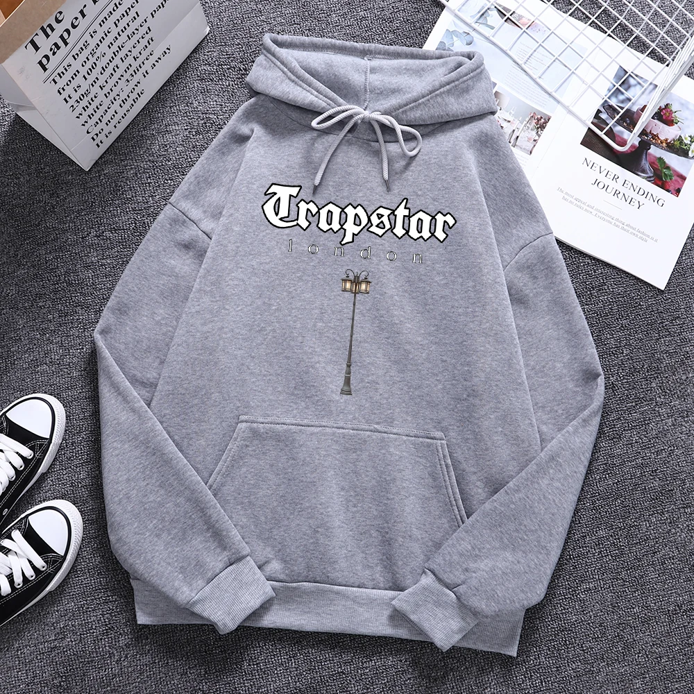 

Trapstar London Street Light Printed Mens Sweatshirt Hip Hop Street Hoody Creativity Street Hoodies Autumn Loose Men Pullover