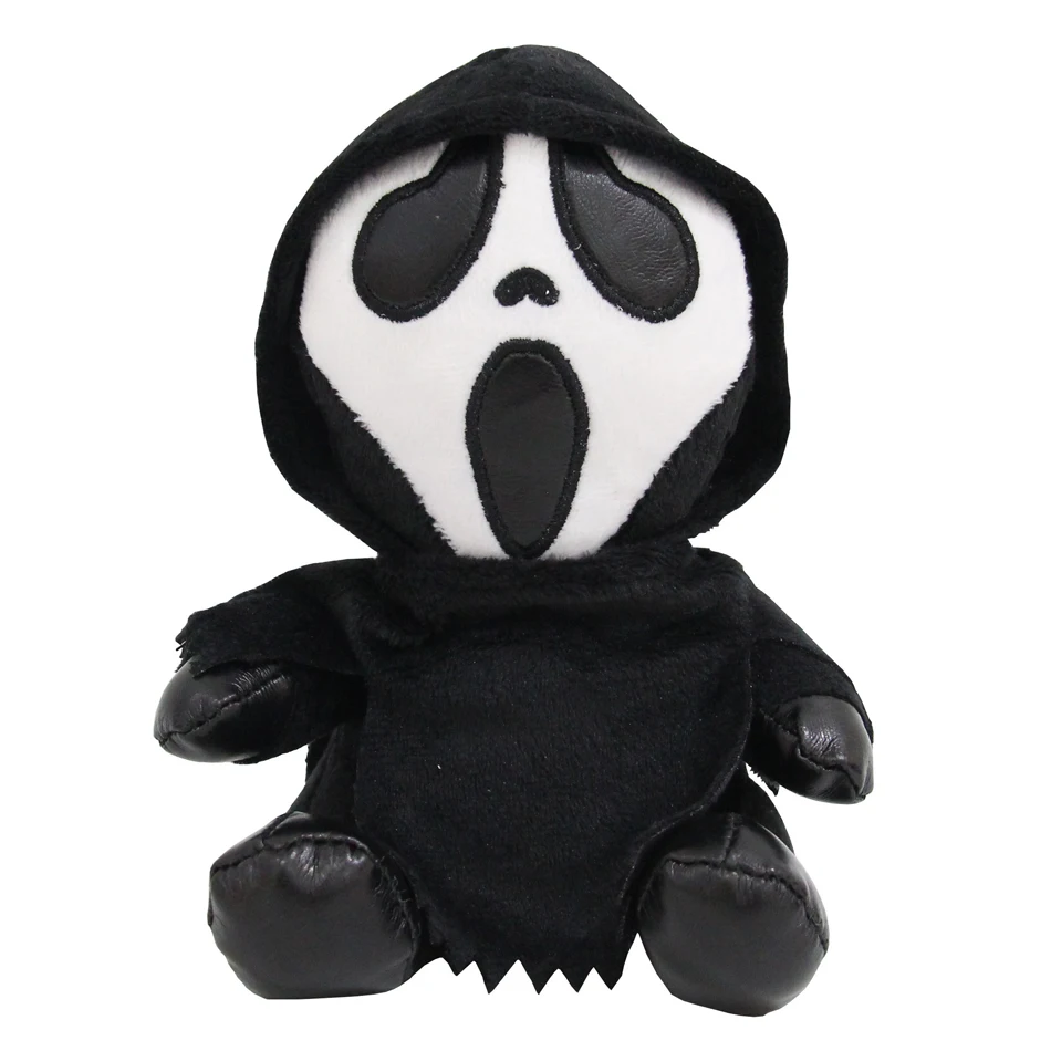 

Новинка 2022 г., плюшевая игрушка Ghostface, призрак, лицо смерти, кукла