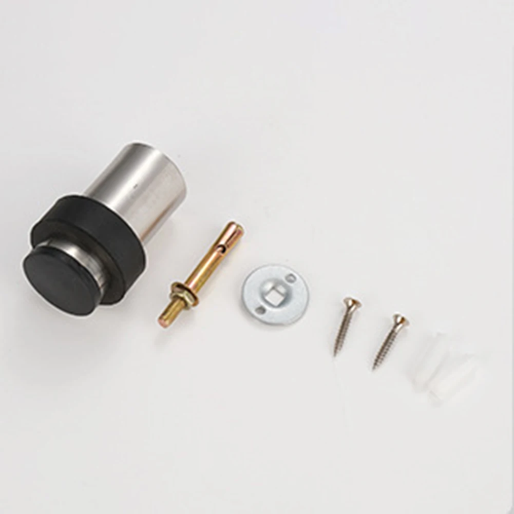 

Stopper Door Stop Small Stainless Steel 46mm/60mm/80mm Anti-Collision Cylindrical Door Stopper Elegant Protection