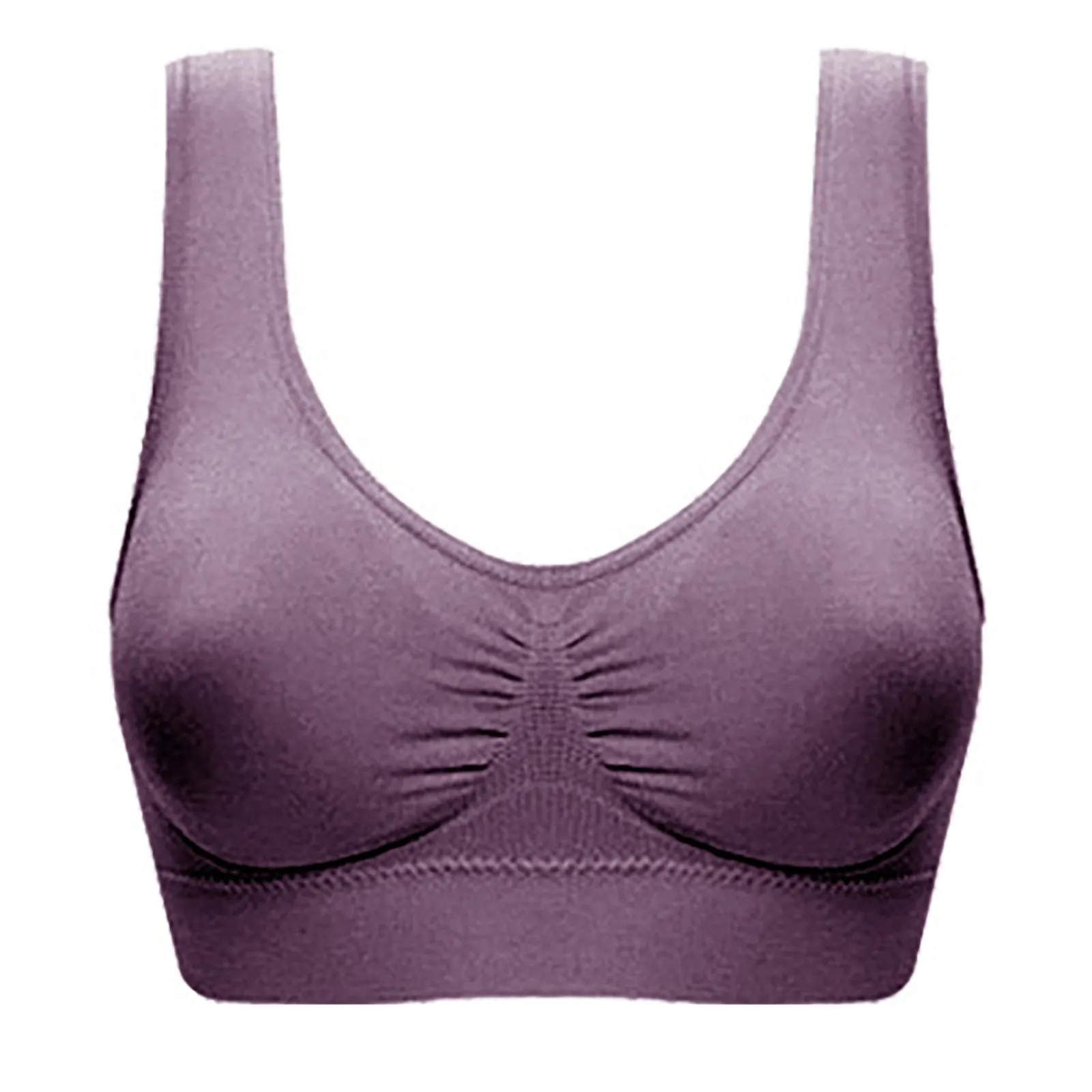 

Seamless Bralette Wire Free Sleep Bra Tube Top 3Pcs Women Comfort Seamless Sport Bra With Removable Pads Bra Tops