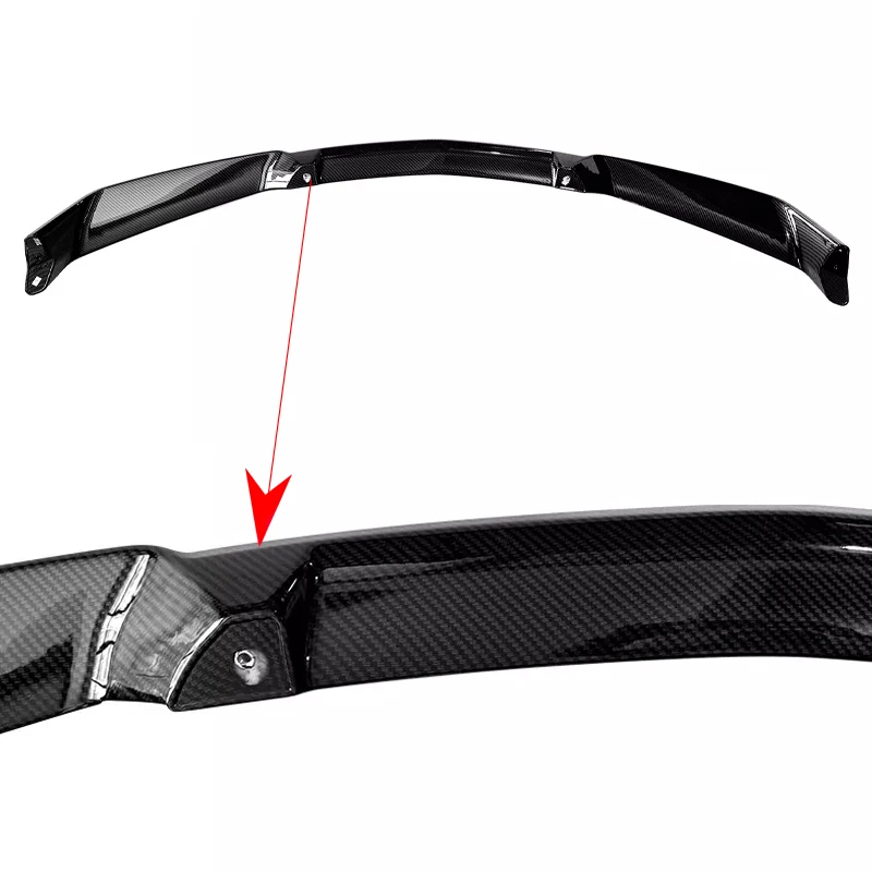 Для Chevrolet Corvette C8 Z51 2020-2025 спойлер ABS ярко-черный задняя крышка багажника высокое