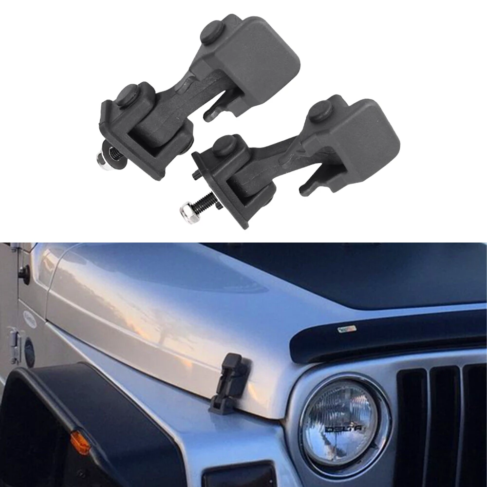 Комплект защелки капота для Jeep Wrangler TJ аксессуары 1997-2006 гг. 55176636 АД 68038118 АА