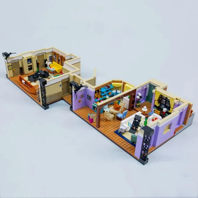 

British TV Drama Detective Baker Street London Holmesed Watson 21319 21302 10292 Friends Building Block Brick Toy Gift