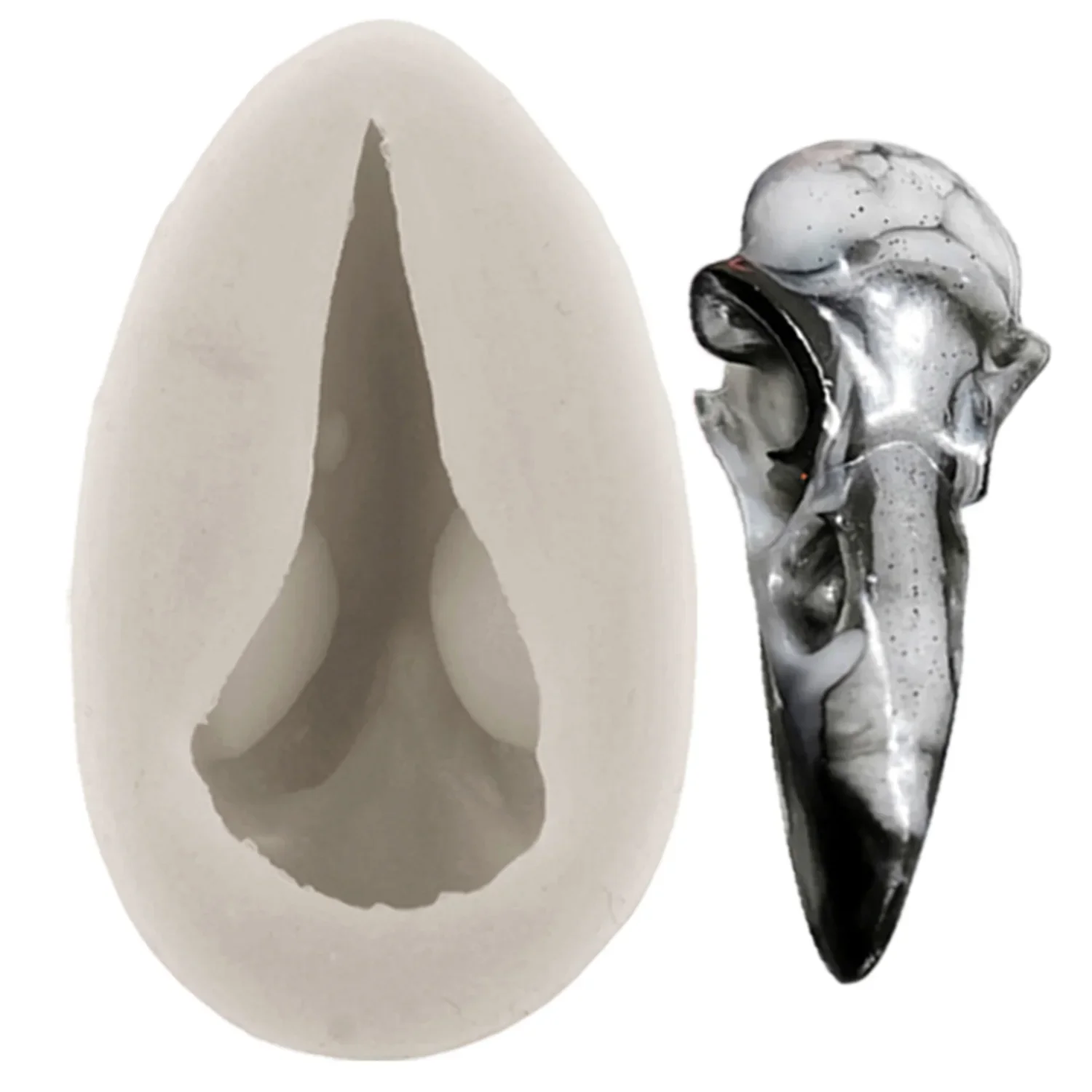 

Силиконовые формы для выпечки Raven Head Skull