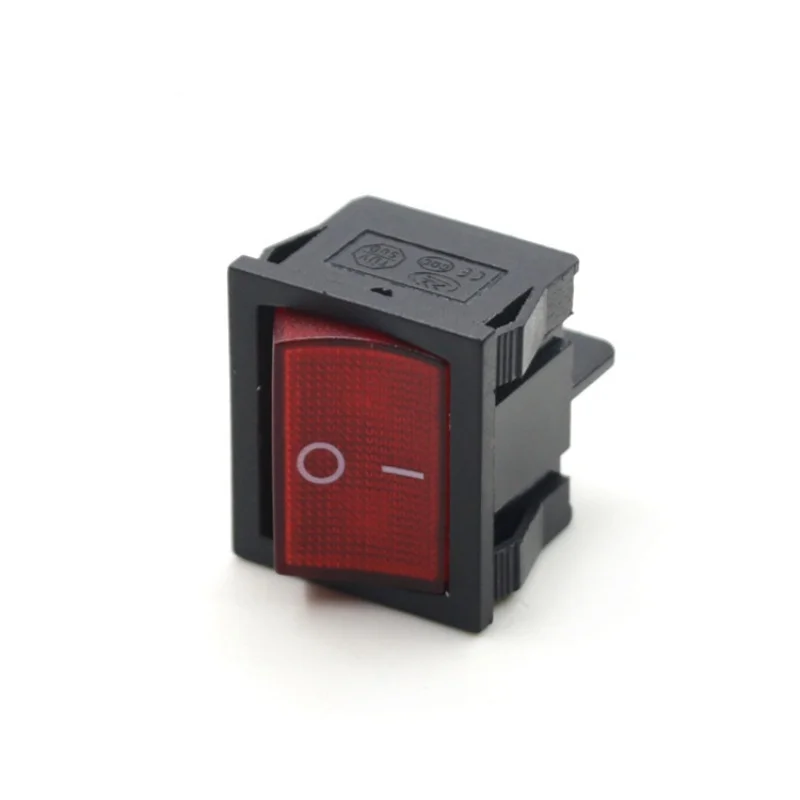 KCD5 21*24 мм клавишный переключатель 4-контактный 2-позиционный 6 А 250 В 10 переменного