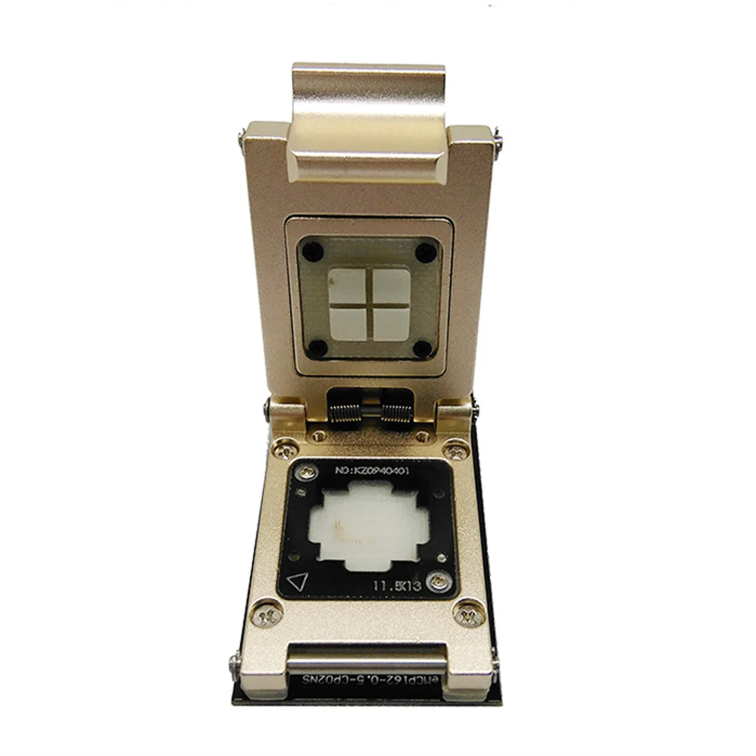 ЭМЦП-ридер, тестовое гнездо с поговками для интерфейса SD и NAND-флеш-памяти, BGA186 BGA162 размером 12х16 с шагом 0,5 мм, алюминиевый клапан на.